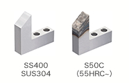SS400 SUS304／S50C（55HRC~）
