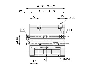 省スペース形スーパーコンパクトシリンダ SSD2シリーズ | CKD | MISUMI-VONA【ミスミ】