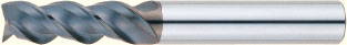 DLCコート超硬スクエアエンドミル 3枚刃・45°ネジレ/レギュラータイプ DLC－ALHEM3R