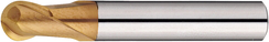XCPシリーズ超硬ボールエンドミル （焼ばめホルダ用）高硬度鋼加工用/2枚刃/スタブタイプ XCP-SH-HBEM2B