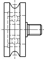 アイドラーワイドタイプ おねじ付