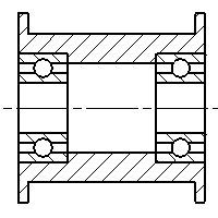 ベアリング両側2個