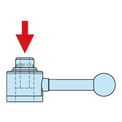 引き込みクランプ