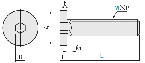 サンコーインダストリー ステン+UNC FLAT 皿角度100°#8-32× 1” 100本