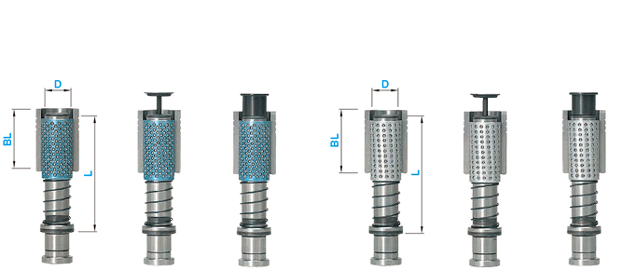 ダイセット用ボールガイドポストセット -着脱ポスト- 