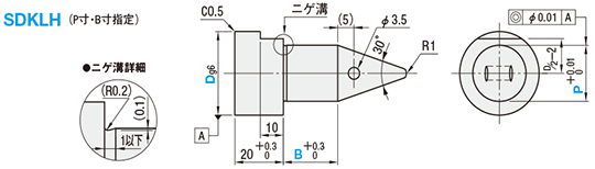 yuuki.i0930樣 專用ll015 位置決めパイロットピン 小頭片付タイプ | ミスミ | MISUMI(ミスミ)
