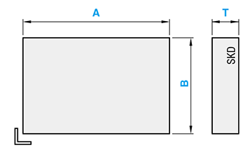 仕上げプレート-SKD材- 