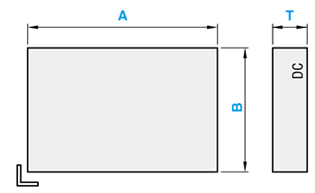 仕上げプレート-DC材- 