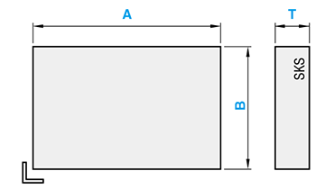 仕上げプレート-SKS材- 