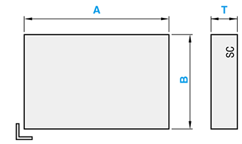 仕上げプレート-SC材- 