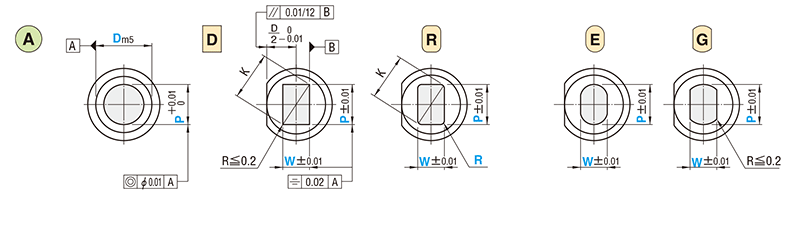 位置決めノック穴付パンチ－DLCコーティング－ 