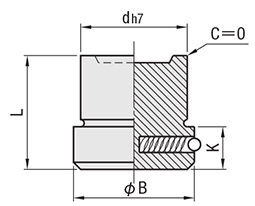 プレート側交換タイプ用アウトサイドリング 