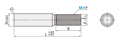 疑似ねじ用電極 
