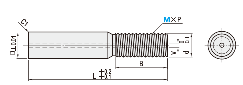 疑似ねじ用電極 