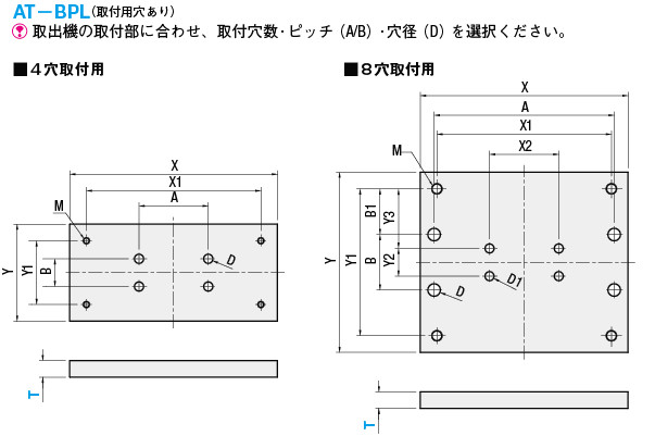At Bpl130040 T12 取付用ベースプレート ミスミ Misumi Vona ミスミ