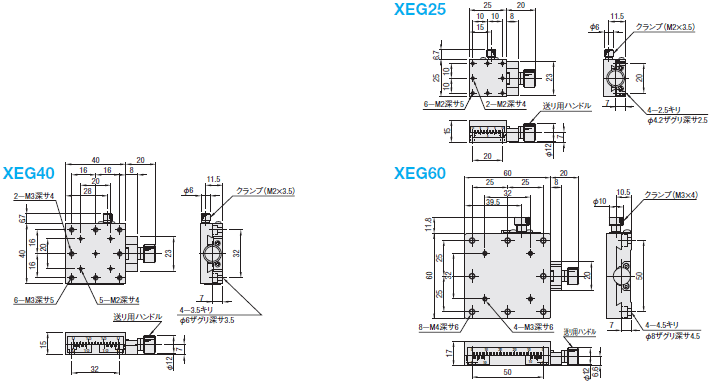 転売歓迎】ミスミ Ｘ軸 アリ溝送りねじ式 正方形 XEG40/XEG40-R www