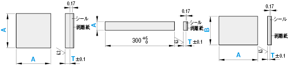 ラバーマグネット　強力　Ａ・Ｂ寸指定タイプ:関連画像
