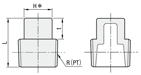 低圧用ねじ込み継手　同径　プラグ:関連画像