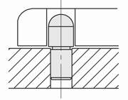 位置決めピン　大頭球面タイプ　－圧入－:関連画像