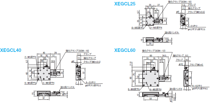 転売歓迎】ミスミ Ｘ軸 アリ溝送りねじ式 正方形 XEG40/XEG40-R