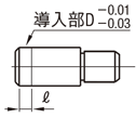 位置決めピン　小頭フラットタイプ　ＤＰ公差選択　－めねじ－:関連画像