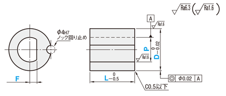 検査治具用ブッシュ 欠円形状 | ミスミ | MISUMI(ミスミ)