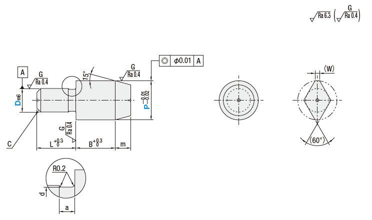 粘着タイプストレートスチールスリーブ図面