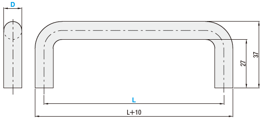 溶接取手　外形図