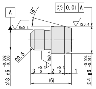 ミスミエコノミー型電動スライドテーブル用位置決めピン