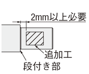 ３０度台形ねじ　両端段付タイプ:関連画像