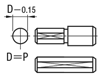 [Clean & Pack]Locating Pin - Large Head, Tapered, Taper Angle Configurable, Tolerance Selectable, Press Fit: Related Image