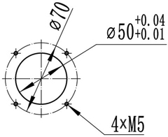 モータ取付穴-2
