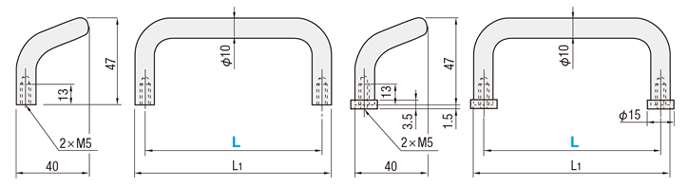 アングル取手　標準タイプ:関連画像