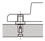 位置決めピン　ツバ付タイプ　－テーパめねじ－:関連画像
