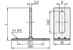 配管支持具　Ｔ字型足:関連画像