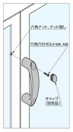なりのページ　ポール取手付き LNF13 スペースガード 車止めF型ポールタイプ 取り外し式 フタ付