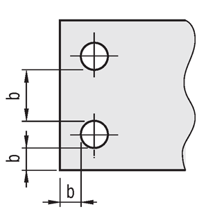 【クリーン洗浄品】フラットバー/アルミ圧延材　取付板・ブラケット-Ｂ寸選択- HRJCB HUJCB：関連画像