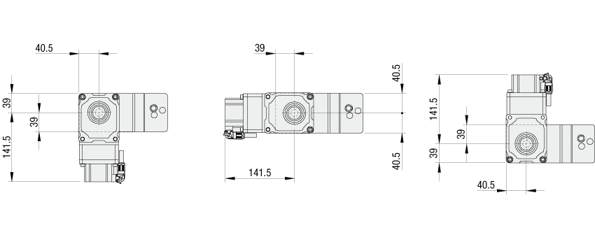 アタッチメント付きプラコンビチェーンコンベヤ JVシリーズ ヘッド駆動（直交軸）