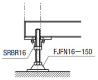 アジャスタパッド　標準タイプ 使用例