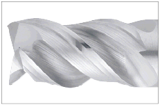 アルミ加工用超硬スクエアエンドミル　３枚刃／スタブタイプ:関連画像