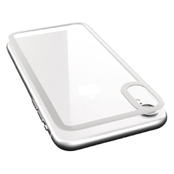Iphone Xr用背面フルカバーガラスフィルム フレーム印刷 ホワイト エレコム Misumi Vona ミスミ