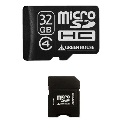 Gh Sdmrhc32g4 Microsdhcカード Class4 Sdカード変換アダプタ付 グリーンハウス Misumi Vona ミスミ