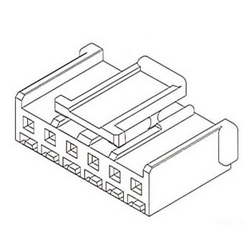 51103-0500-R6 | 2.5mmピッチ Mini-Lock（TM） リセプタクルハウジング 