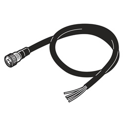 電源用片側コネクタ付きケーブル（7/8-16UN、ミニコネクタタイプ）