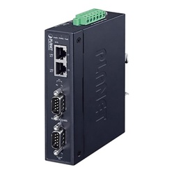 産業用2ポートRS232/RS422/RS485シリアルデバイスサーバー ICS-2200T