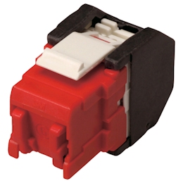 VOL-OCK6-U-R | 3M Cat6 RJ45モジュラージャック ツールレスタイプ 赤 ｽﾘｰｴﾑ CAT6 RJ45ﾓｼﾞｭﾗｰ ...