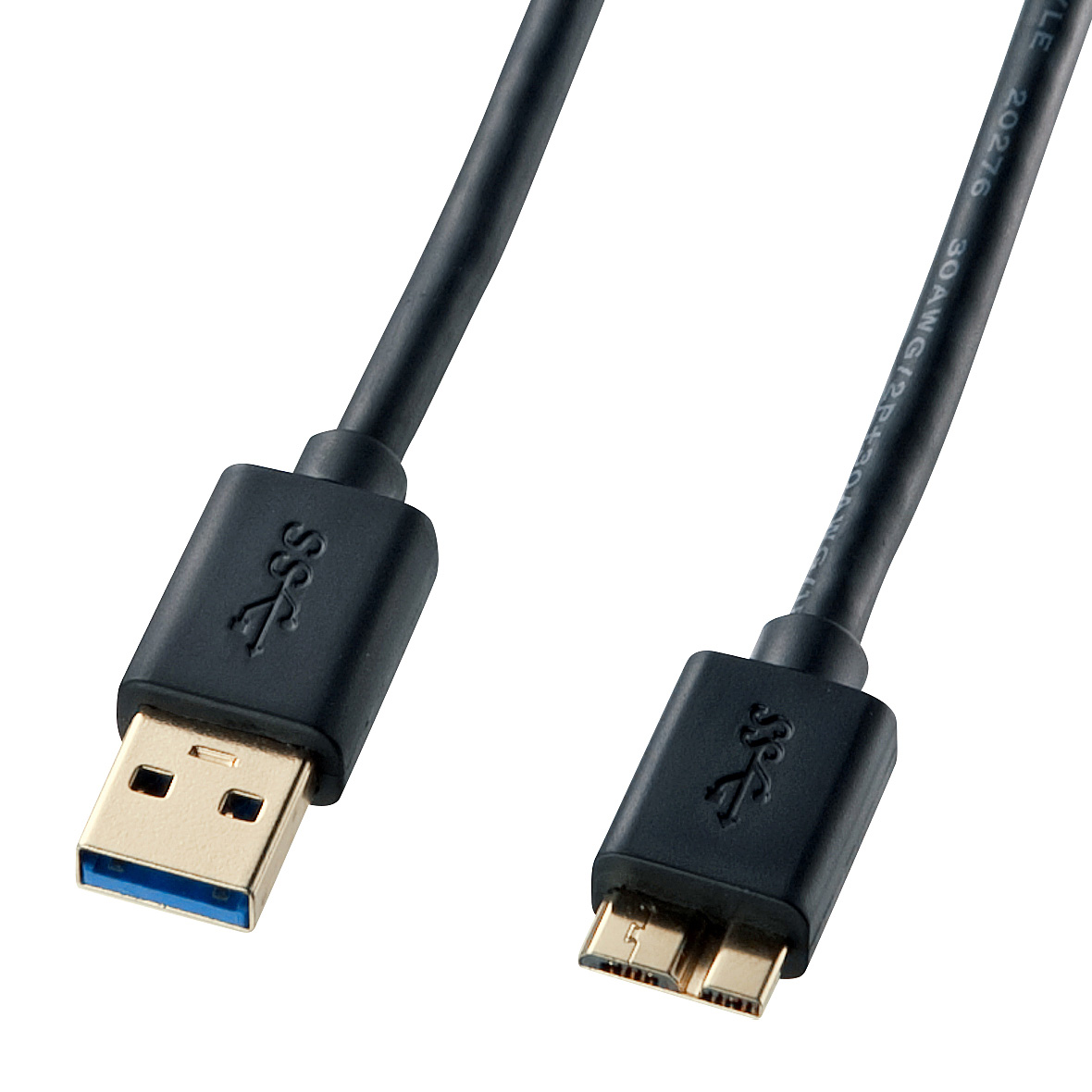 USB3.1ケーブル（認証品・C-microB） USB3-CMB10NBK | エレコム 