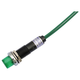 サカズメ LED表示灯 DA-10TPL (AC/DC100V接続)Φ10 緑 | 坂詰製作所 