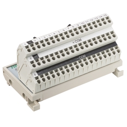 三菱電機PLC対応 スプリングロック式 PCIV MIL20極タイプ端子台 PCIV-1H20-L2