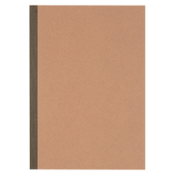 無地表紙ノート 茶 アピカ Misumi Vona ミスミ